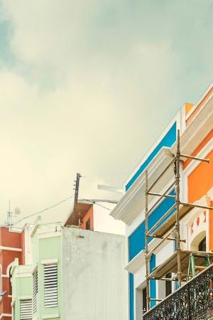 Colorful houses in old San Juan, Puerto Rico