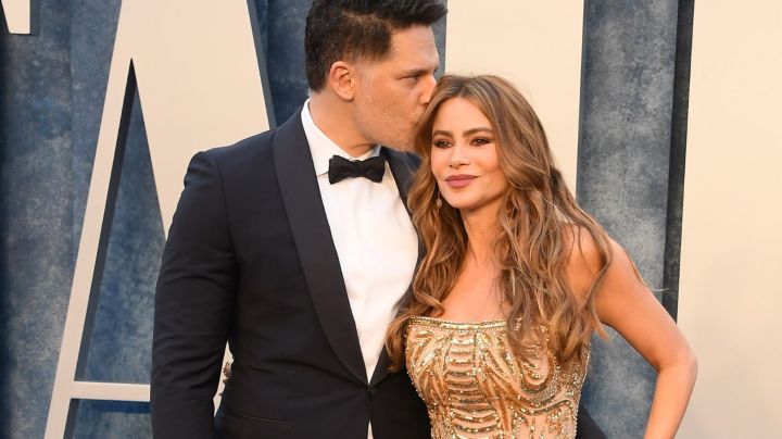 BEVERLY HILLS, CALIFORNIA - MARCH 12: 2023 Sofía Vergara, Joe Manganiello arrives at the Vanity Fair Oscar Party Hosted By Radhika Jones at Wallis Annenberg Center for the Performing Arts on March 12, 2023 in Beverly Hills, California. (Photo by Steve Granitz/FilmMagic)