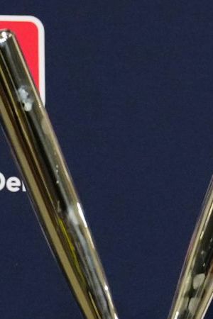 SEATTLE, WA - JULY 10: Vladimir Guerrero Jr. #27 of the Toronto Blue Jays looks on during a news conference after the T-Mobile Home Run Derby at T-Mobile Park on Monday, July 10, 2023 in Seattle, Washington. (Photo by Mary DeCicco/MLB Photos via Getty Images)