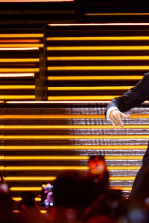 BUENOS AIRES, ARGENTINA - AUGUST 04: Luis Miguel performs during his second sold out show at Movistar Arena on August 04, 2023 in Buenos Aires, Argentina. (Photo by Tomas Cuesta/Getty Images)