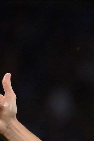 MANCHESTER, ENGLAND - AUGUST 19: Julian Alvarez of Manchester City celebrates the first goal during the Premier League match between Manchester City and Newcastle United at Etihad Stadium on August 19, 2023 in Manchester, United Kingdom. (Photo by Neal Simpson/Sportsphoto/Allstar via Getty Images)