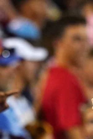 FRISCO, TEXAS - AUGUST 06: Fans cheer in the second half during the Leagues Cup 2023 Round of 16 match between Inter Miami CF and FC Dallas at Toyota Stadium on August 06, 2023 in Frisco, Texas. (Photo by Alex Bierens de Haan/Getty Images)