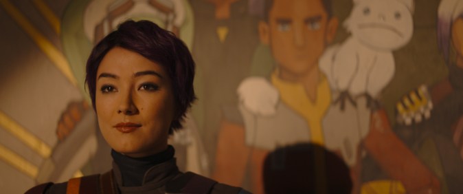 Natasha Liu Bordizzo as Sabine in Ahsoka