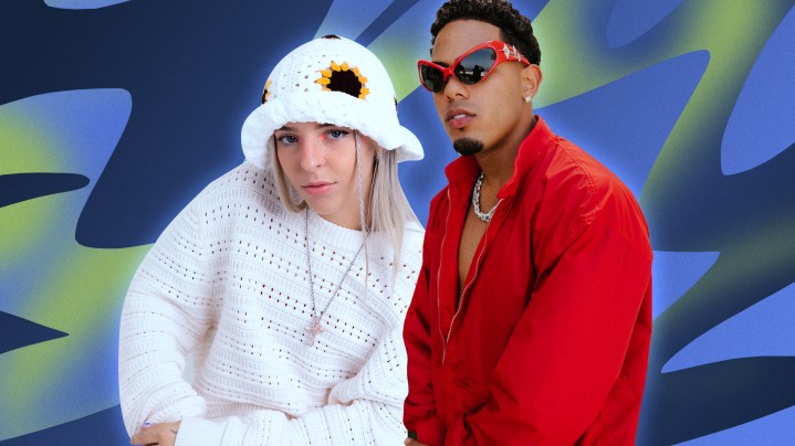Young Miko and Myke Towers for Billboard Latin Music Week