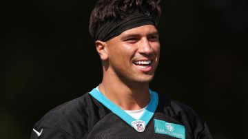 SPARTANBURG, SOUTH CAROLINA - JULY 27: Matt Corral #2 of the Carolina Panthers attends Carolina Panthers Training Camp at Wofford College on July 27, 2023 in Spartanburg, South Carolina. (Photo by Jared C. Tilton/Getty Images)