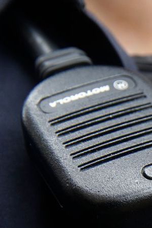 Police officer Kyle Wren wears a body worn camera outside of the Ingleside police station in San Francisco, Calif. on Sept. 1, 2016. Wren was one of the first officers from the Bayview station to field test the cameras before they were issued department-wide. Officers assigned to the Ingleside are the second in line to be outfitted and trained with the cameras. (Photo By Paul Chinn/The San Francisco Chronicle via Getty Images)