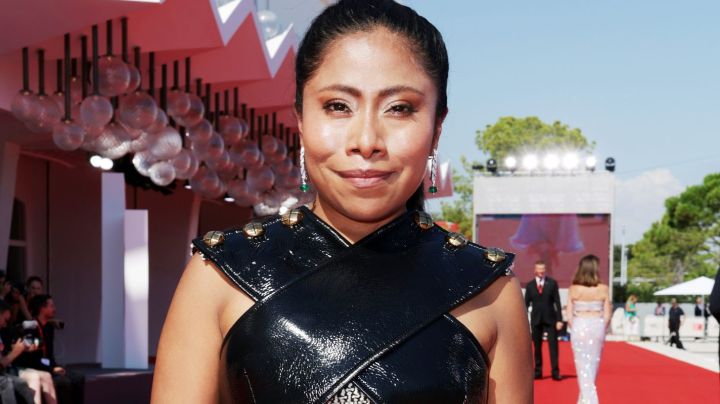 VENICE, ITALY - SEPTEMBER 01: Yalitza Aparicio attends a red carpet for the movie "Bastarden (The Promised Land)" at the 80th Venice International Film Festival on September 01, 2023 in Venice, Italy. (Photo by Pascal Le Segretain/Getty Images)