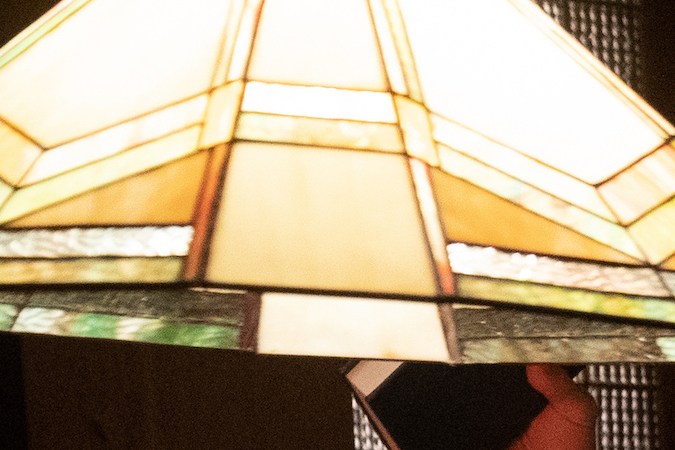 (from lower left, clockwise) Angela Fielding (Lidya Jewett, back to camera), Katherine (Olivia O’Neill), Pastor Don Revans (Raphael Sbarge), Doctor Beehibe (Okwui Okpokwasili), Ann (Ann Dowd), Tony (Norbert Leo Butz), Miranda (Jennifer Nettles) and Stuart (Danny McCarthy) in The Exorcist: Believer, directed by David Gordon Green.