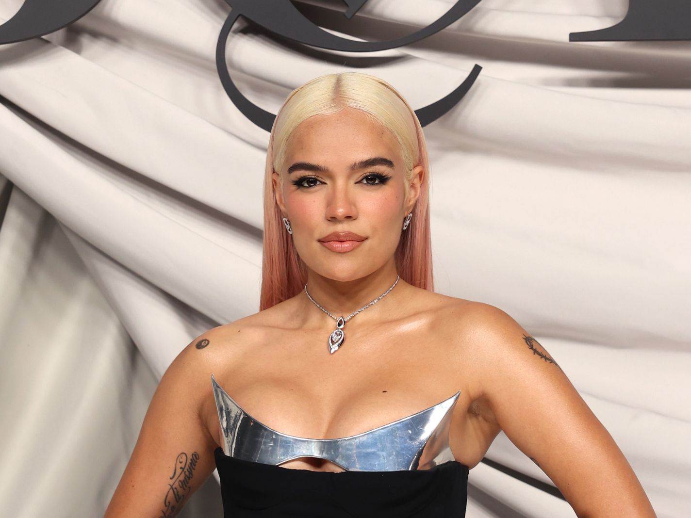 Anuel Back Tattoo Of Karol G Cover Up