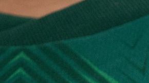 LUSAIL CITY, QATAR - NOVEMBER 26: A close up view of a fan's Mexico jersey during the FIFA World Cup Qatar 2022 Group C match between Argentina and Mexico at Lusail Stadium on November 26, 2022 in Lusail City, Qatar. Mexico's team is often referred to as El Tri (Photo by Visionhaus/Getty Images)