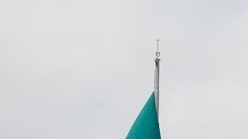 A view of the highway entrance to Tijuana Baja California at the international US Border with Mexico in San Diego, California