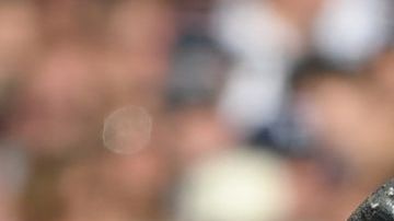 DETROIT, MI - OCTOBER 01: Miguel Cabrera #24 of the Detroit Tigers looks on and smiles while waiting on-deck to bat during the game against the Cleveland Guardians at Comerica Park on October 1, 2023 in Detroit, Michigan. The Tigers defeated the Guardians 5-2. Today was Cabreras' final Major League game. (Photo by Mark Cunningham/MLB Photos via Getty Images)