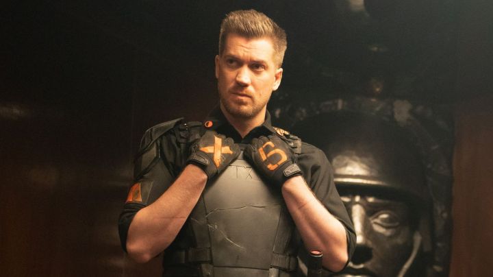 Rafael Casal as Hunter X-5 in Marvel Studios' Loki season 2