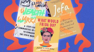 Wealth Warrior, What Would Frida Do?, and Jefa in Training books collage for Our Heritage Month