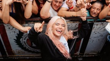Karol G during Con Cora Tour