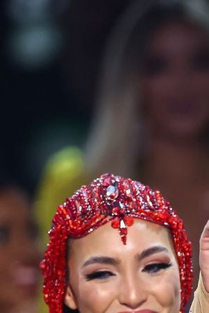 SAN SALVADOR, EL SALVADOR - NOVEMBER 18: Miss Nicaragua Sheynnis Palacios is crowned as Miss Universe 2023 during the 72nd Miss Universe Competition at Gimnasio Nacional José Adolfo Pineda on November 18, 2023 in San Salvador, El Salvador. (Photo by Hector Vivas/Getty Images)