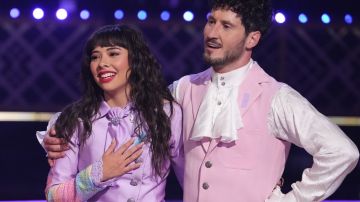 XOCHITL GOMEZ and VAL CHMERKOVSKY on Dancing with the Stars