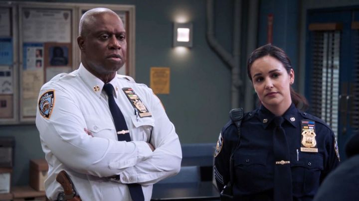 Andre Braugher and Melissa Fumero on Brooklyn Nine-Nine