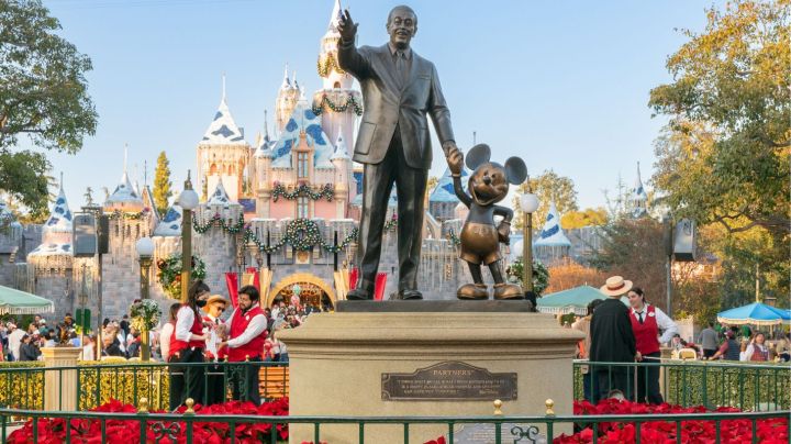 ANAHEIM, CA - DECEMBER 03: General views of the Walt Disney 'Partners' statue at Disneyland on December 03, 2022 in Anaheim, California. (Photo by AaronP/Bauer-Griffin/GC Images)