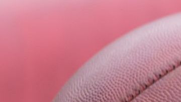 02 November 2023, Hesse, Frankfurt/Main: American football ; NFL, Before the season game Kansas City Chiefs vs. Miami Dolphins in Frankfurt: Balls with NFL logo Photo: Jürgen Kessler/dpa (Photo by Jürgen Kessler/picture alliance via Getty Images)