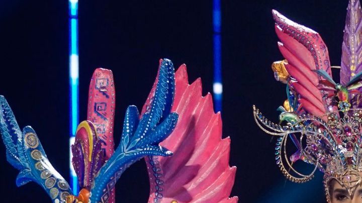 SAN SALVADOR, EL SALVADOR - NOVEMBER 16: Miss Mexico Melissa Flores during the 72nd Miss Universe Competition National Costume Show on November 16, 2023 in San Salvador, El Salvador. (Photo by Alex Peña/Getty Images)