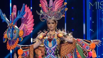 SAN SALVADOR, EL SALVADOR - NOVEMBER 16: Miss Mexico Melissa Flores during the 72nd Miss Universe Competition National Costume Show on November 16, 2023 in San Salvador, El Salvador. (Photo by Alex Peña/Getty Images)