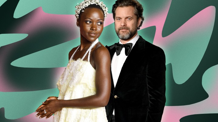 Lupita Nyongo and Joshua Jackson collage