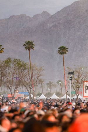 Festivalgoers at the 2023 Coachella Valley Music & Arts Festival on April 16, 2023 in Indio, California. (Photo by Christopher Polk/Variety via Getty Images)