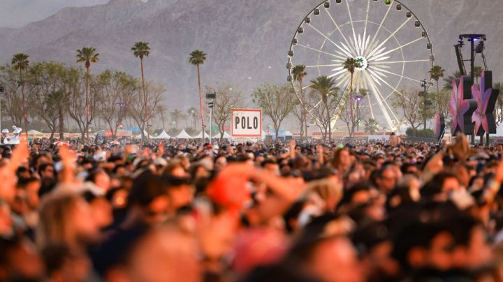 Festivalgoers at the 2023 Coachella Valley Music & Arts Festival on April 16, 2023 in Indio, California. (Photo by Christopher Polk/Variety via Getty Images)