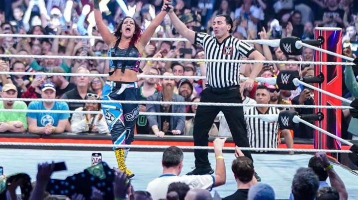 Bayley at the WWE Women’s Royal Rumble