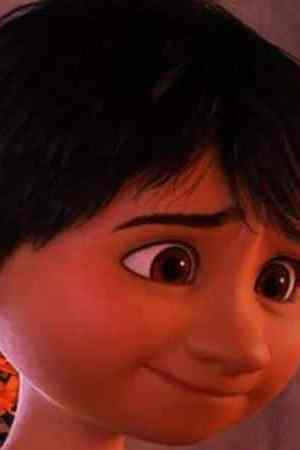 Miguel and Mama Coco in Disney's Coco