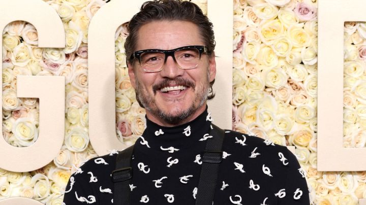 BEVERLY HILLS, CALIFORNIA - JANUARY 07: Pedro Pascal attends the 81st Annual Golden Globe Awards at The Beverly Hilton on January 07, 2024 in Beverly Hills, California. (Photo by Kevin Mazur/Getty Images)