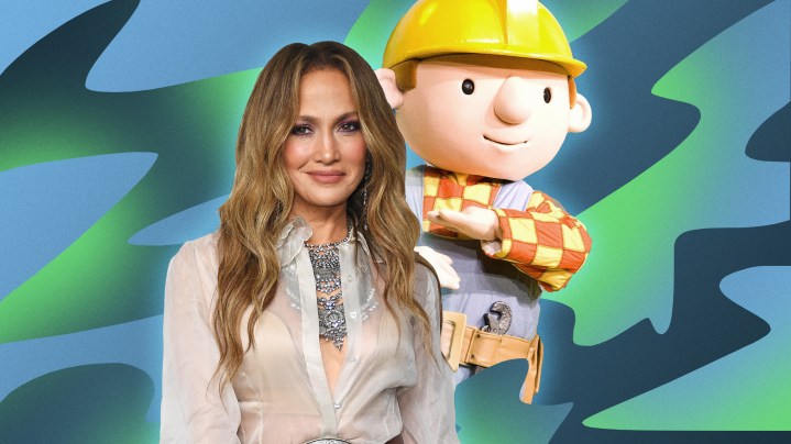 Jennifer Lopez and Bob the Builder