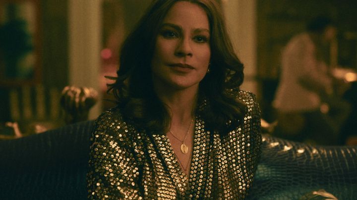 Griselda. Sofia Vergara as Griselda in episode 104 of Griselda. Cr. Courtesy of Netflix © 2023