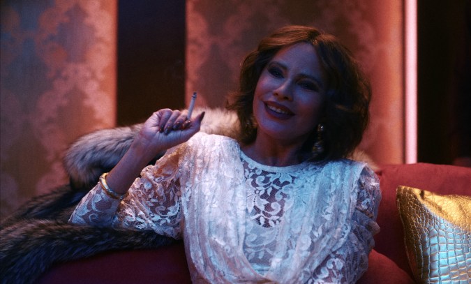 Griselda. Sofia Vergara as Griselda in episode 105 of Griselda. Cr. Courtesy of Netflix © 2023