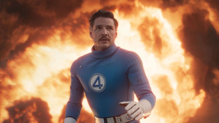 Pedro Pascal as Reed Richards/Mister Fantastic in 20th Century Studios/Marvel Studios' THE FANTASTIC FOUR: FIRST STEPS. Photo courtesy of Marvel Studios. © 2025 20th Century Studios / © and ™ 2025 MARVEL