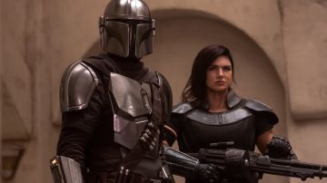 Pedro Pascal and Gina Carano The Mandalorian