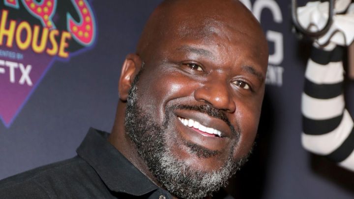 LOS ANGELES, CALIFORNIA - FEBRUARY 11: Shaquille O'Neal attends Shaq’s Fun House presented by FTX at Shrine Auditorium and Expo Hall on February 11, 2022 in Los Angeles, California. (Photo by Leon Bennett/Getty Images)
