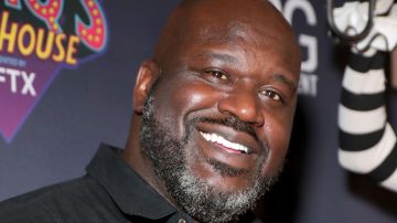 LOS ANGELES, CALIFORNIA - FEBRUARY 11: Shaquille O'Neal attends Shaq’s Fun House presented by FTX at Shrine Auditorium and Expo Hall on February 11, 2022 in Los Angeles, California. (Photo by Leon Bennett/Getty Images)