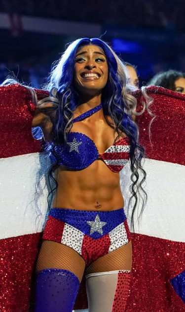 Zelina Vega during WWE Backlash