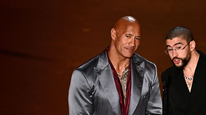 Dwayne Johnson (Left) and Bad Bunny (Right)