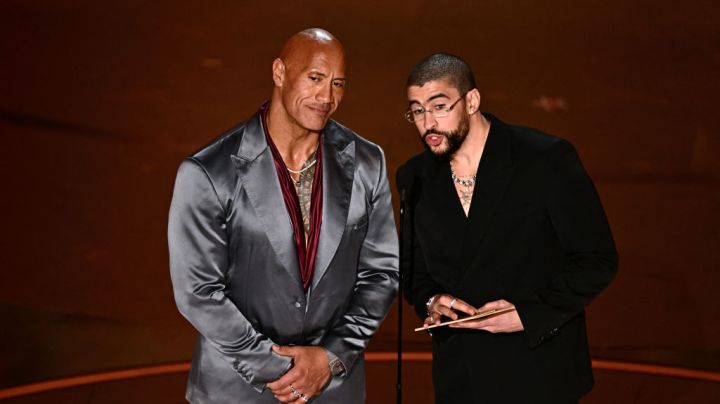 Dwayne Johnson (Left) and Bad Bunny (Right)