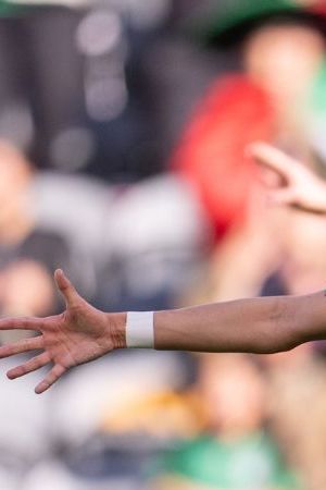 LOS ANGELES, CA - MARCH 3: Jacqueline Ovalle #11 of Mexico celebrates her goal during a 2024 Concacaf W Gold Cup quarterfinal match between Mexico and Paraguay at BMO Stadium on March 3, 2024 in Los Angeles, California. (Photo by Brad Smith/ISI Photos/Getty Images).