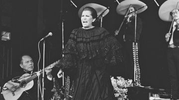 Lola Beltran on stage in 1979. Photo by Bertrand Rindoff Petroff/Getty Images.