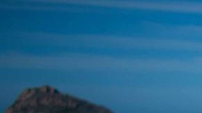 MAZATLAN, MEXICO - APRIL 08: A person watches the total solar eclipse at the beach on April 8, 2024 in Mazatlán, Mexico. Millions of people have flocked to areas across North America that are in the path of totality in order to experience a total solar eclipse. During the event, the moon will pass in between the sun and the Earth, appearing to block the sun. (Photo by Miguel Martínez Corona/ObturadorMX/Getty Images)