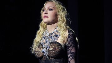 LONDON, ENGLAND - OCTOBER 15: (Exclusive Coverage) Madonna performs during The Celebration Tour at The O2 Arena on October 15, 2023 in London, England. (Photo by Kevin Mazur/WireImage for Live Nation)_Special Guest