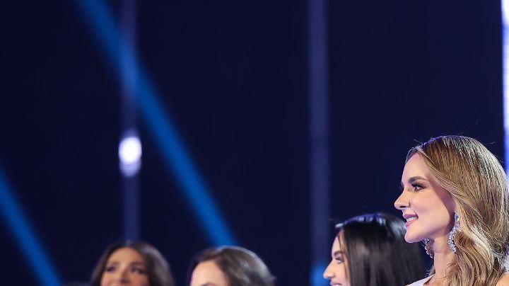 SAN SALVADOR, EL SALVADOR - NOVEMBER 18: Miss Guatemala Melanie Cohn looks on during the 72nd Miss Universe Competition at Gimnasio Nacional José Adolfo Pineda on November 18, 2023 in San Salvador, El Salvador. (Photo by Hector Vivas/Getty Images)