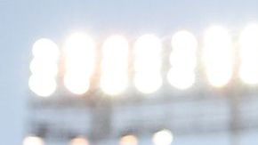 LOS ANGELES, CA - JULY 16: Bad Bunny looks on during the MGM All-Star Celebrity Softball Game at Dodger Stadium on Saturday, July 16, 2022 in Los Angeles, California. (Photo by Mary DeCicco/MLB Photos via Getty Images)