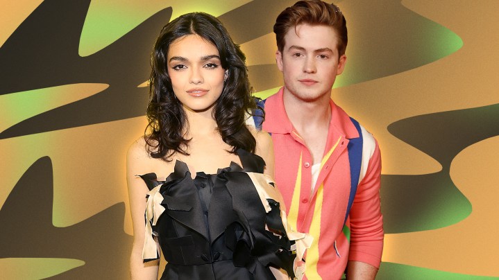 Rachel Zegler and Kit Connor in collage for Romeo + Juliet