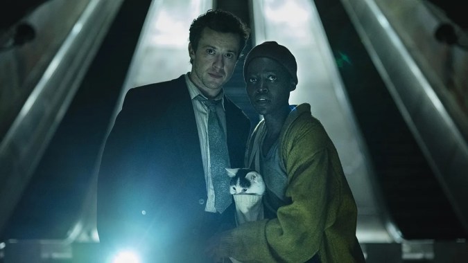 Lupita Nyong'o and Joseph Quinn in A Quiet Place: Day One